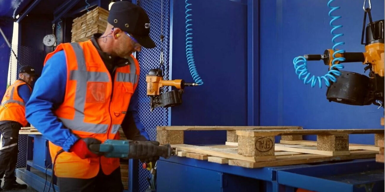 επισκευή μεταχειρισμένων παλετών και ξύλινης συσκειασίας